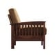 preview thumbnail 18 of 32, Hills Mission-Style Oak Accent Chair by iNSPIRE Q Classic