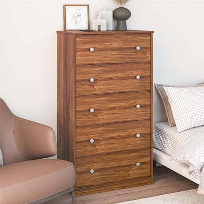 Ameriwood Home Ellery Tall 5 Drawer Dresser