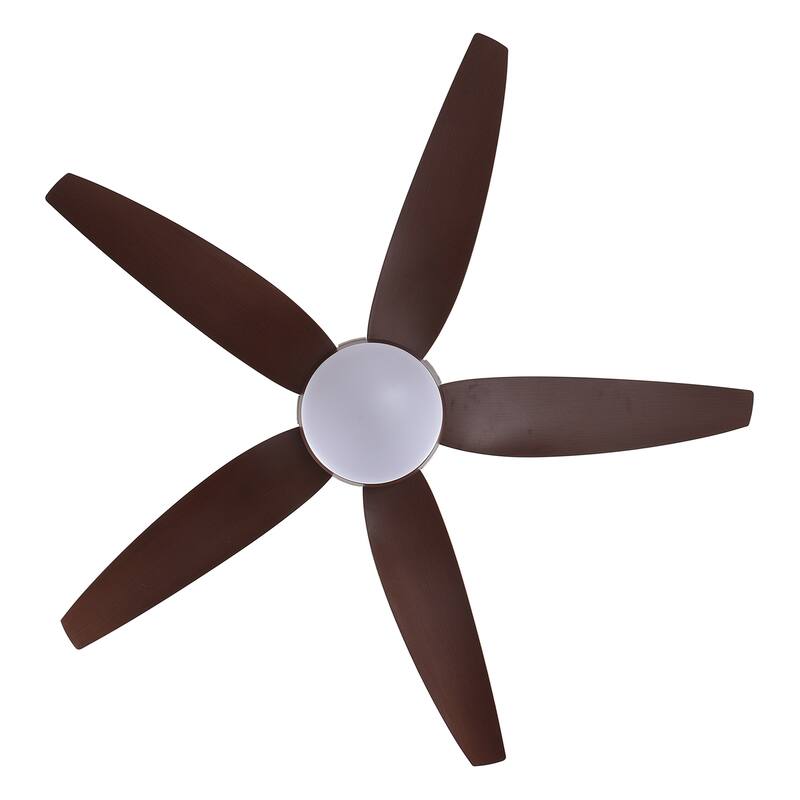 56'' Neutral Red Indoor Ceiling Fan with Light Remote