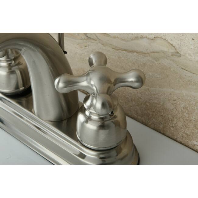 Kingston Brass Wyndham Kitchen Faucet with Deck Plate and Metal Lever