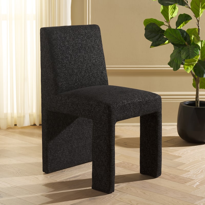 SAFAVIEH Home Zale 20-inch Dining Chair - 17"W x 22"D x 34"H - Black
