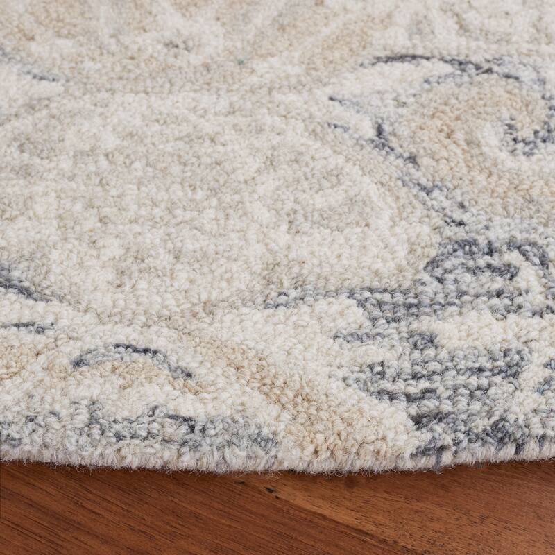 SAFAVIEH Handmade Micro-Loop Doinita Modern Wool Rug
