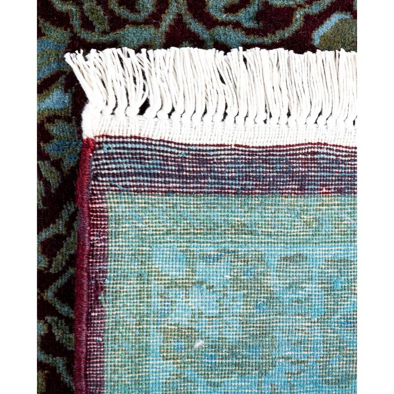 Overdyed One-of-a-Kind Hand-Knotted Area Rug - Red - 2' 8" x 4' 5"