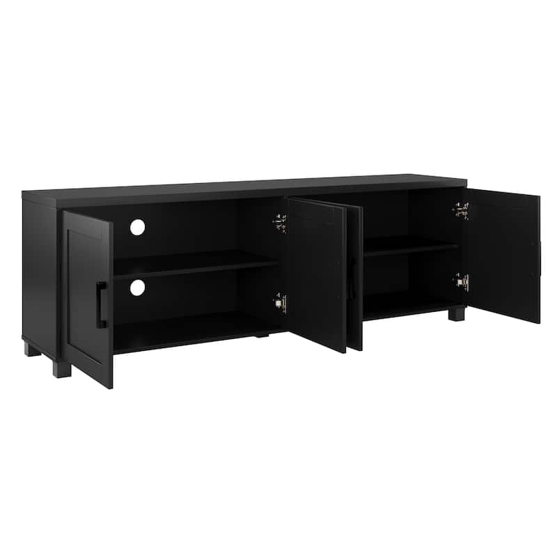 71-Inch Wide TV Stand with Storage Doors, TVs up to 85"