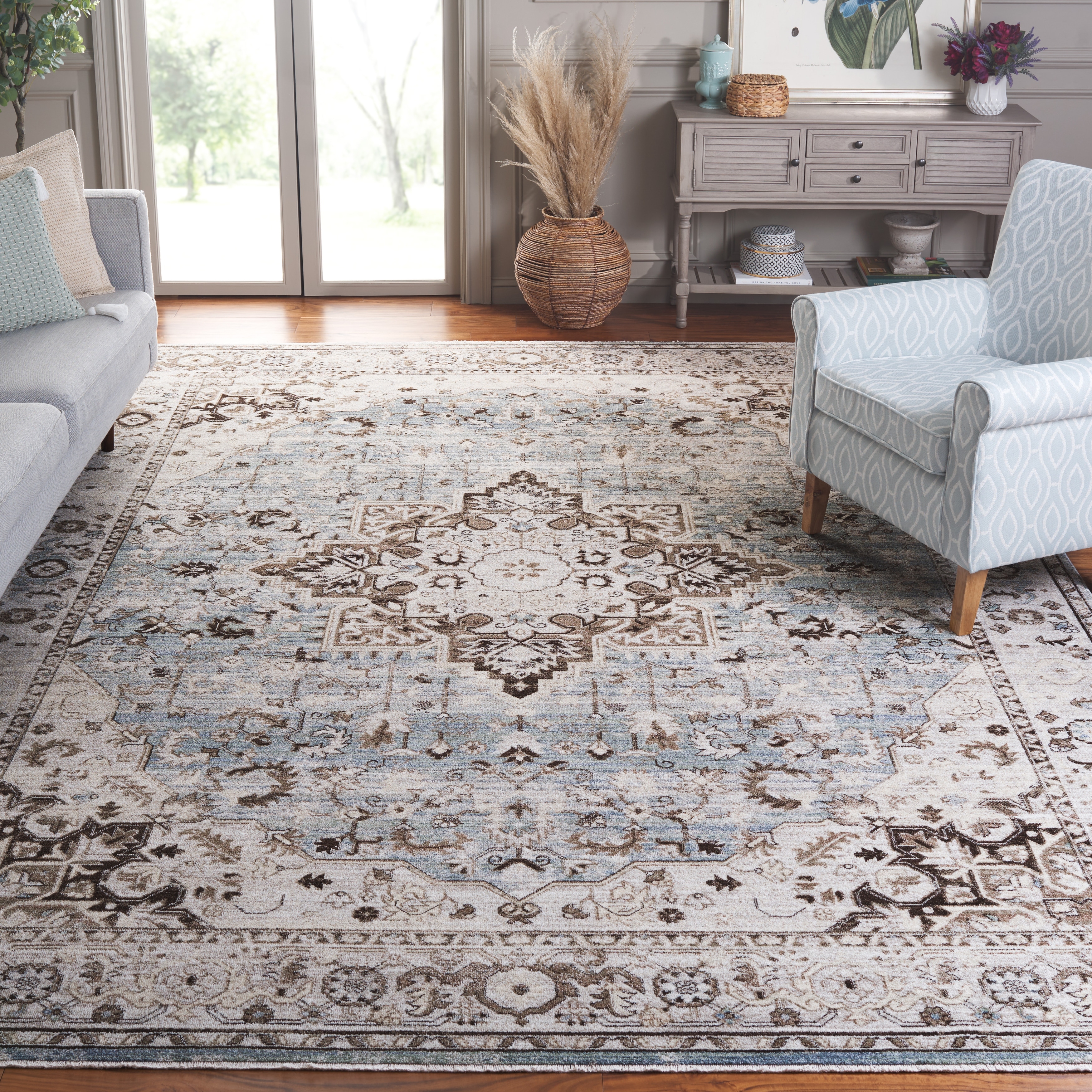【Vintage rug】133×77cm　ブルガリア産　ピクセルアートラグ s-l1200.jpg