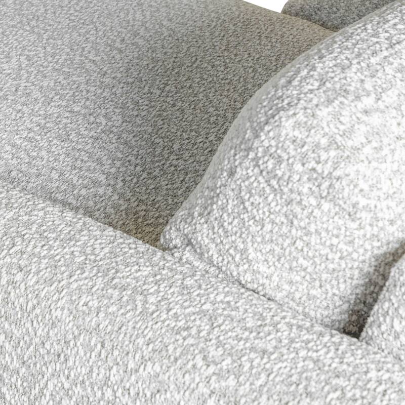 Reid 123 in. Left or Right Arm Facing Rectangular Sectional Sofa with Round Arms