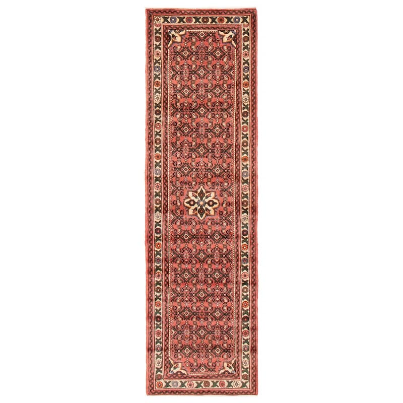 ECARPETGALLERY Hand-knotted Andelz Copper Wool Rug - 2'8 x 9'3 - Dark Copper - 2'8 x 9'3
