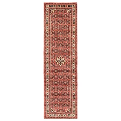 ECARPETGALLERY Hand-knotted Andelz Copper Wool Rug - 2'8 x 9'3