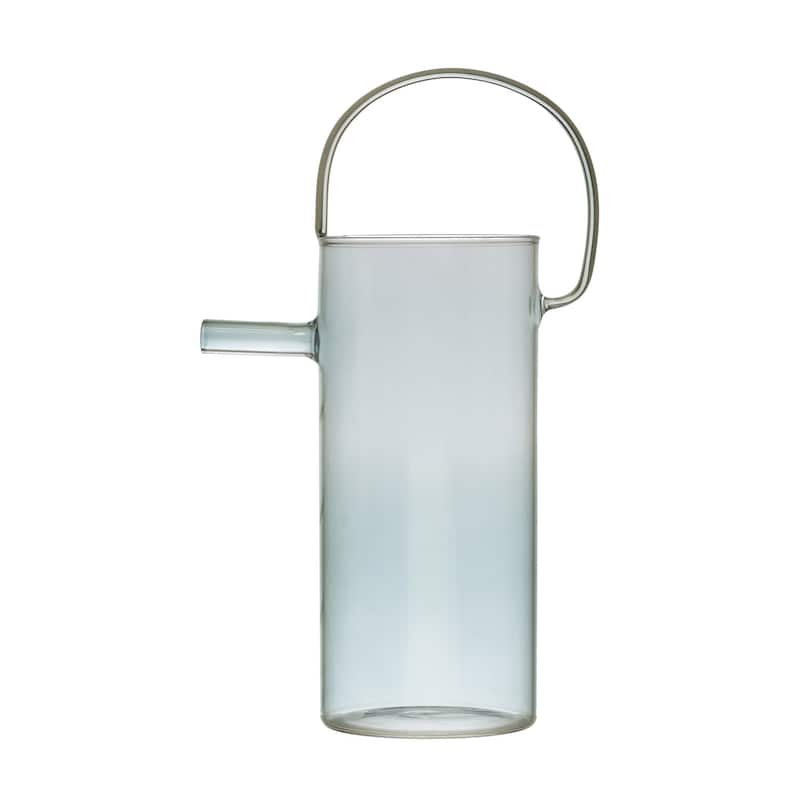 Quart Glass Watering Can, Blue