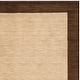 preview thumbnail 7 of 13, SAFAVIEH Handmade Himalaya Beige/ Dark Brown Border Wool Runner Rug