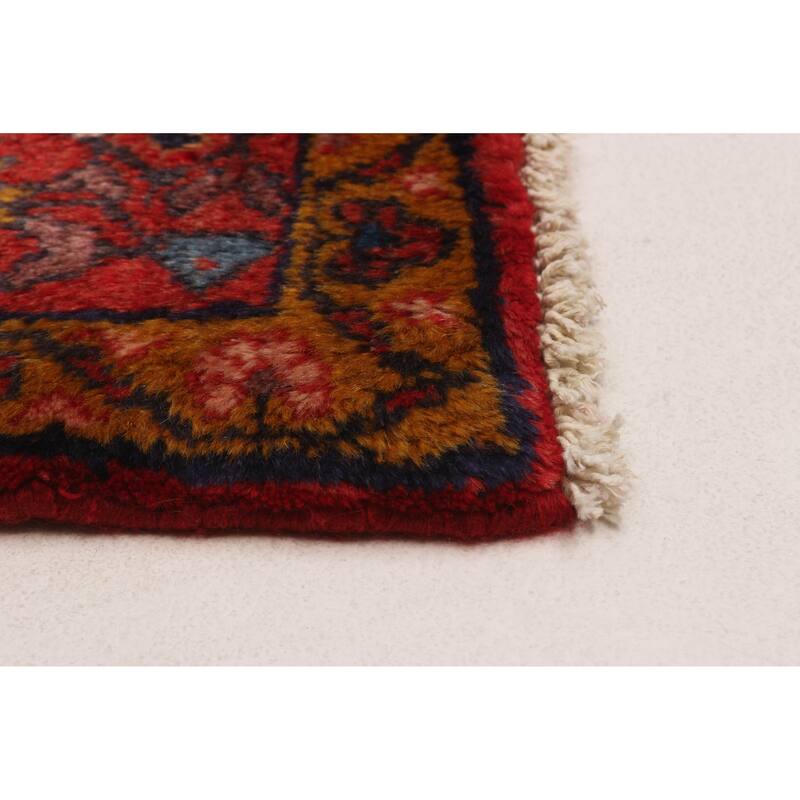 ECARPETGALLERY Hand-knotted Andelz Navy Wool Rug - 4'3 x 7'1