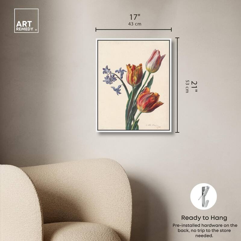 Tulips 1892 Canvas by Art Remedy