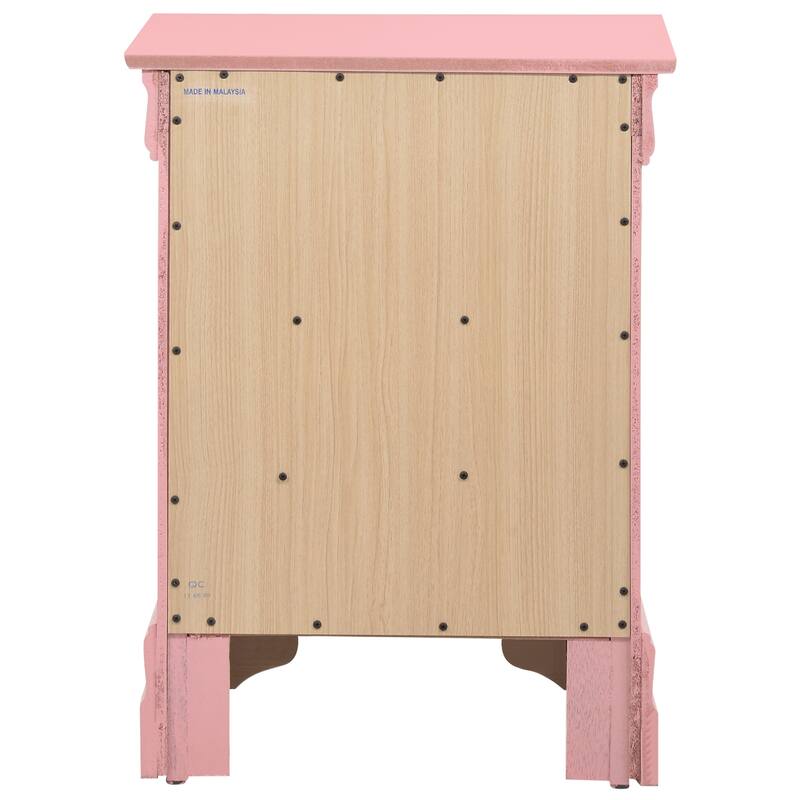 Modern Bedroom Cabinet Bedside Table with Three Drawers Storage Nightstand for Bedroom