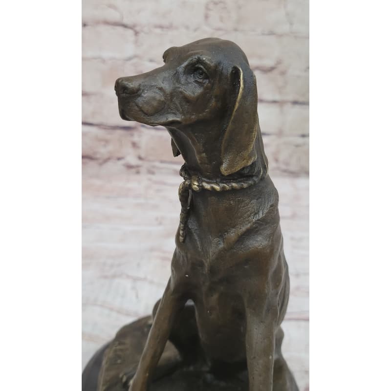 Labrador Retriever Lab Hunting Trials Trophy Water Gun Dog Duck Bronze Statue