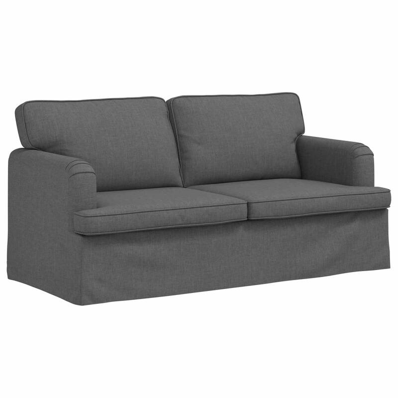 vidaXL Sofa Dark Grey in Fabric