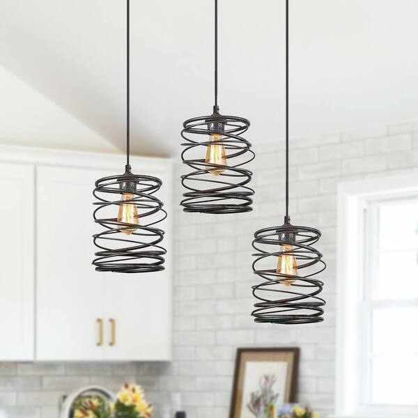 slide 2 of 19, The Gray Barn Farmhouse Rustic 1-Light Dimmable Pendant Lights for Kitchen Island