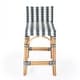 preview thumbnail 22 of 26, Serienna Rectangular Rattan Low Back 24.5"Counter Stool