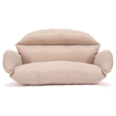 2-Person Hanging Egg Swing Chair Cushion Soft Fabric Replacement Cushion