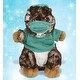 preview thumbnail 5 of 4, DolliBu Standing Marmot Doctor Plush with Cute Scrub Uniform and Cap - 8.5 inches