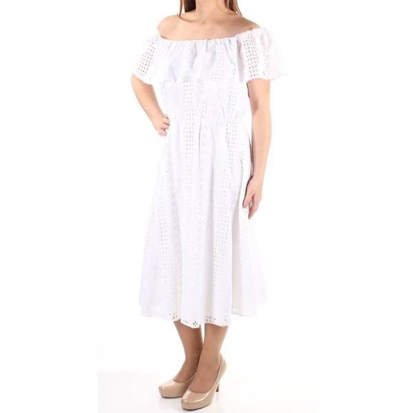 calvin klein tea length dresses