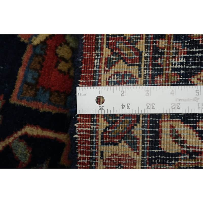 Hand Knotted Oriental 100% Wool Carpet Traditional Medallion Oranges & Rust Heriz Area Rug - 11' 11'' X 9' 3''