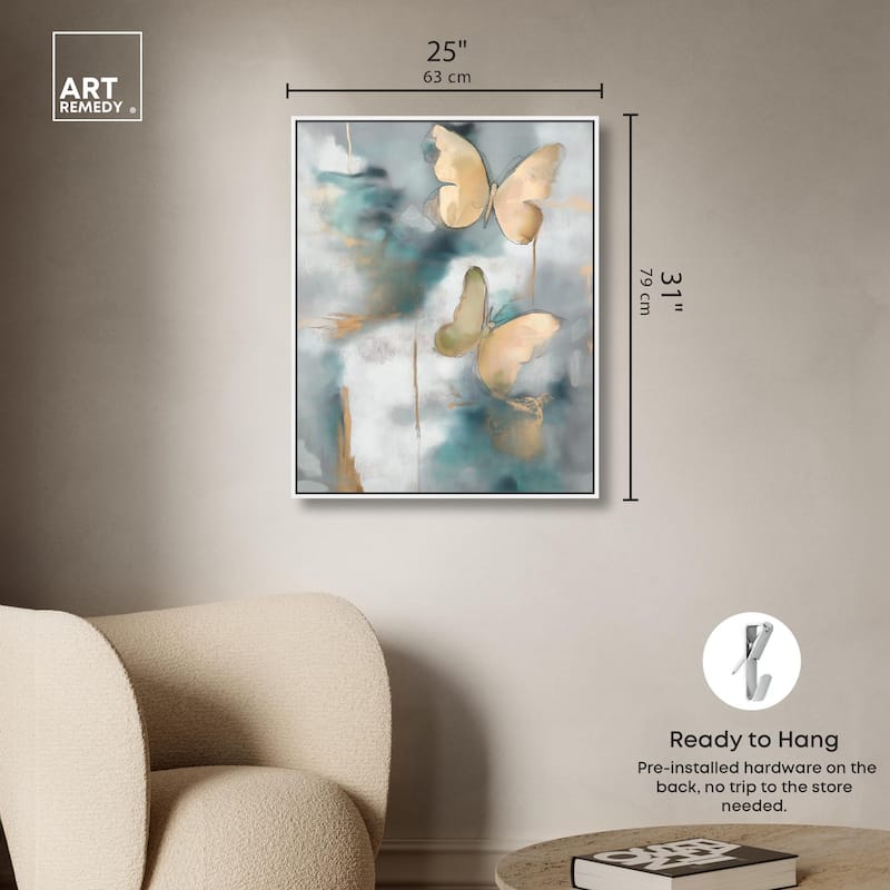 Butterflies Dream I Canvas by Art Remedy