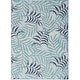 preview thumbnail 32 of 72, Nourison Garden Oasis Indoor/Outdoor Nature Area Rug 4'x6' - Blue