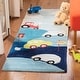 preview thumbnail 2 of 7, SAFAVIEH Handmade Kids Mayte Polyester Rug 2'3" x 7' Runner - Blue/Multi - Runner