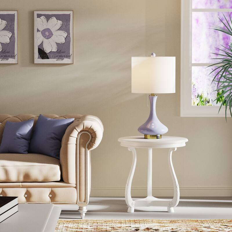 Maxax 23.5 Ceramic Bedside Elegant Table Lamp