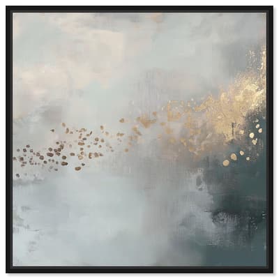 Silvered Hues and Gold I Canvas by Art Remedy
