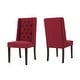 preview thumbnail 28 of 76, Blythe Tufted Dining Chair (Set of 2) by Christopher Knight Home