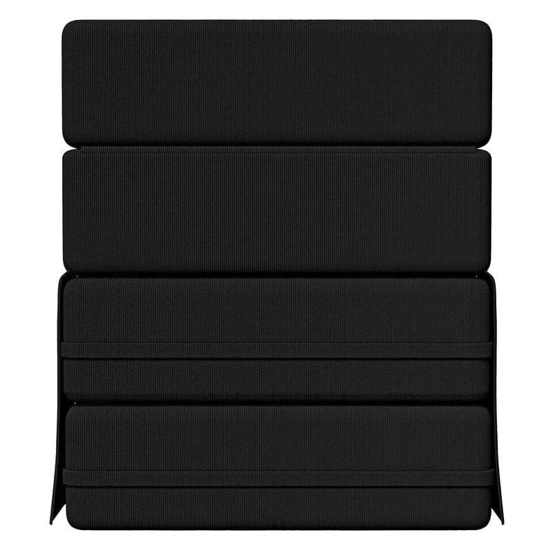 Corduroy Compression Convertible Folding Sectional Sofas (Set of 4)