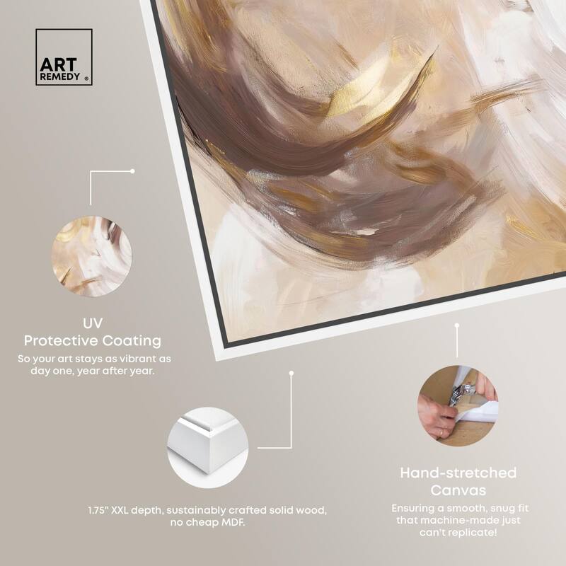 Dreamy Swirls II Canvas by Art Remedy