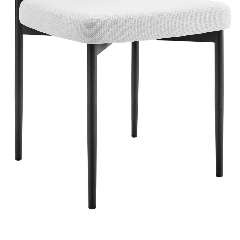 Shannon Upholstered Curved Back Barrel Kitchen Dining Chairs - Set of 2