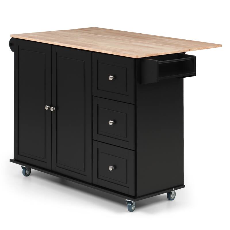 MAISON ARTS Rolling Kitchen Island Cart on Wheels
