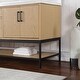 preview thumbnail 116 of 147, Altair Wildy Bathroom Vanity with White Composite Stone Top without Mirror
