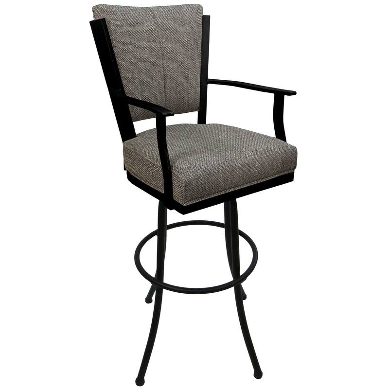Swivel Extra Tall 34" (35") Metal Bar Stool Montana on Noam Base - 34" Seat