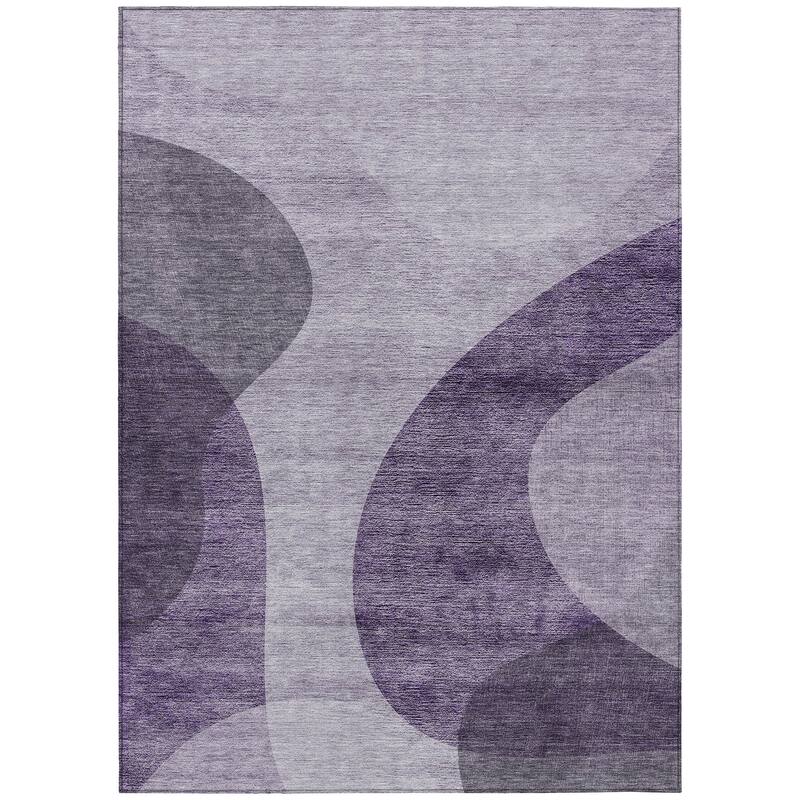 Machine Washable Indoor/ Outdoor Chantille Modern Deco Rug