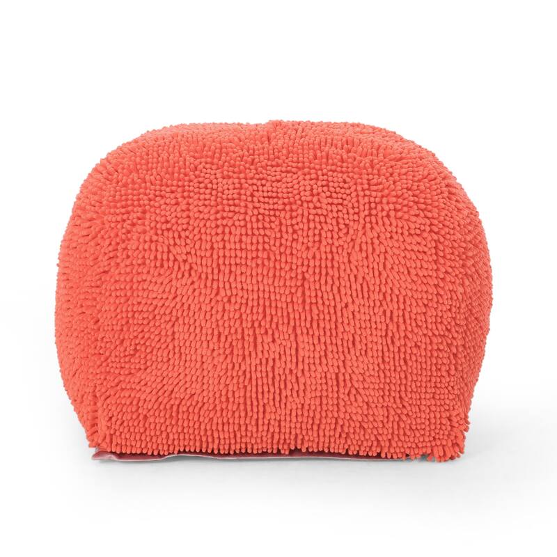 Stylish look Microfiber Square Pouf Easy to maintain