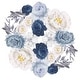 preview thumbnail 5 of 5, Walplus Elegant Oversized Peonies Flowers Floral Wall Stickers DIY Art