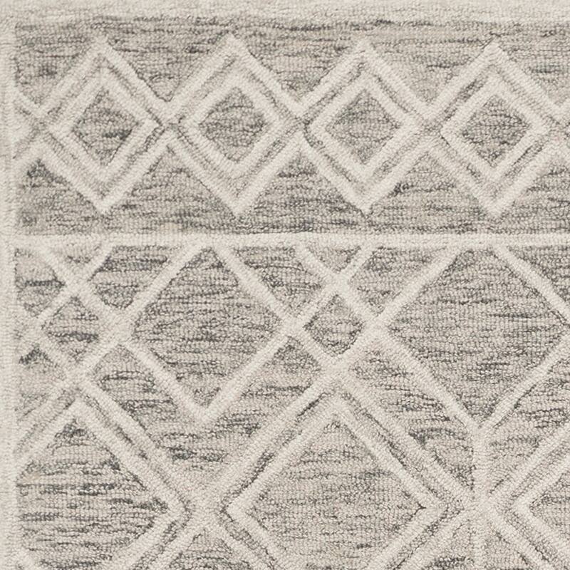 Carson Carrington Kullstra Scandinavian Grey Hand-tufted Wool Rug