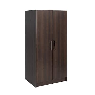 Prepac Elite Armoire Wardrobe Closet Cabinet with Hanging Rail