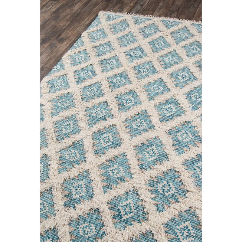 Momeni Harper Hand-woven Trellis Pattern Wool Contemporary Area Rug