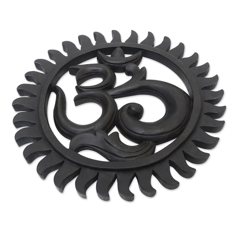 Novica Handmade Ongkare Wood Relief Panel