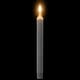 preview thumbnail 4 of 7, LED Flickering Flameless Taper Church-Top Christmas Candles - 9.75" - White - Set of 2