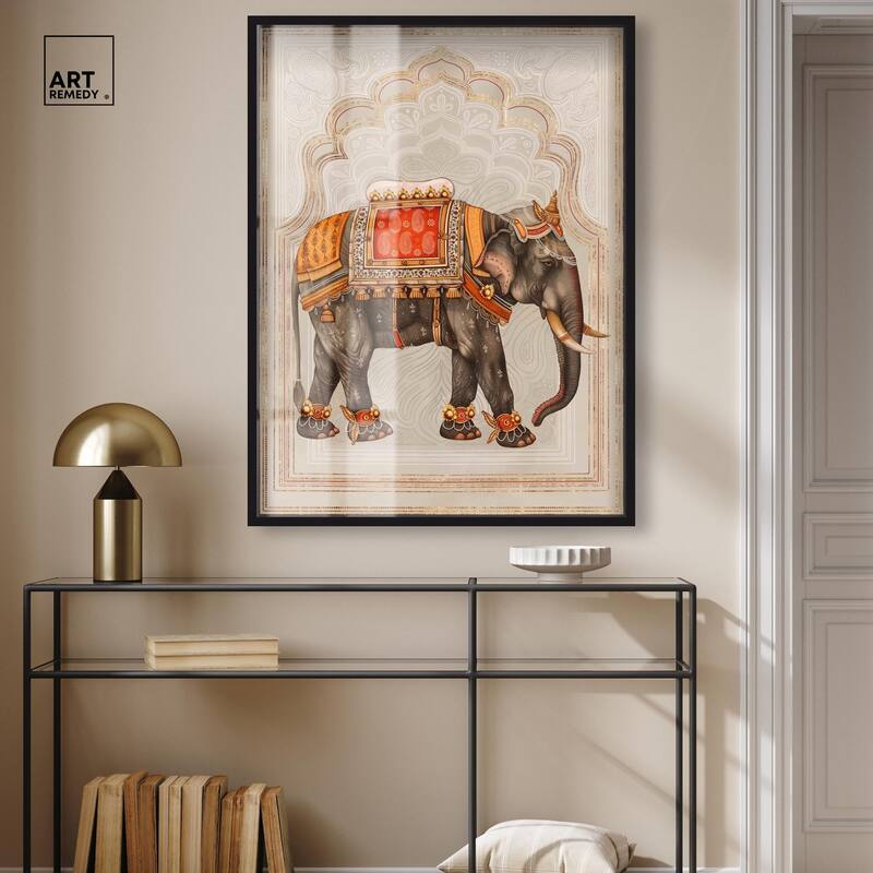 Elephant Queen Shadowbox by Art Remedy