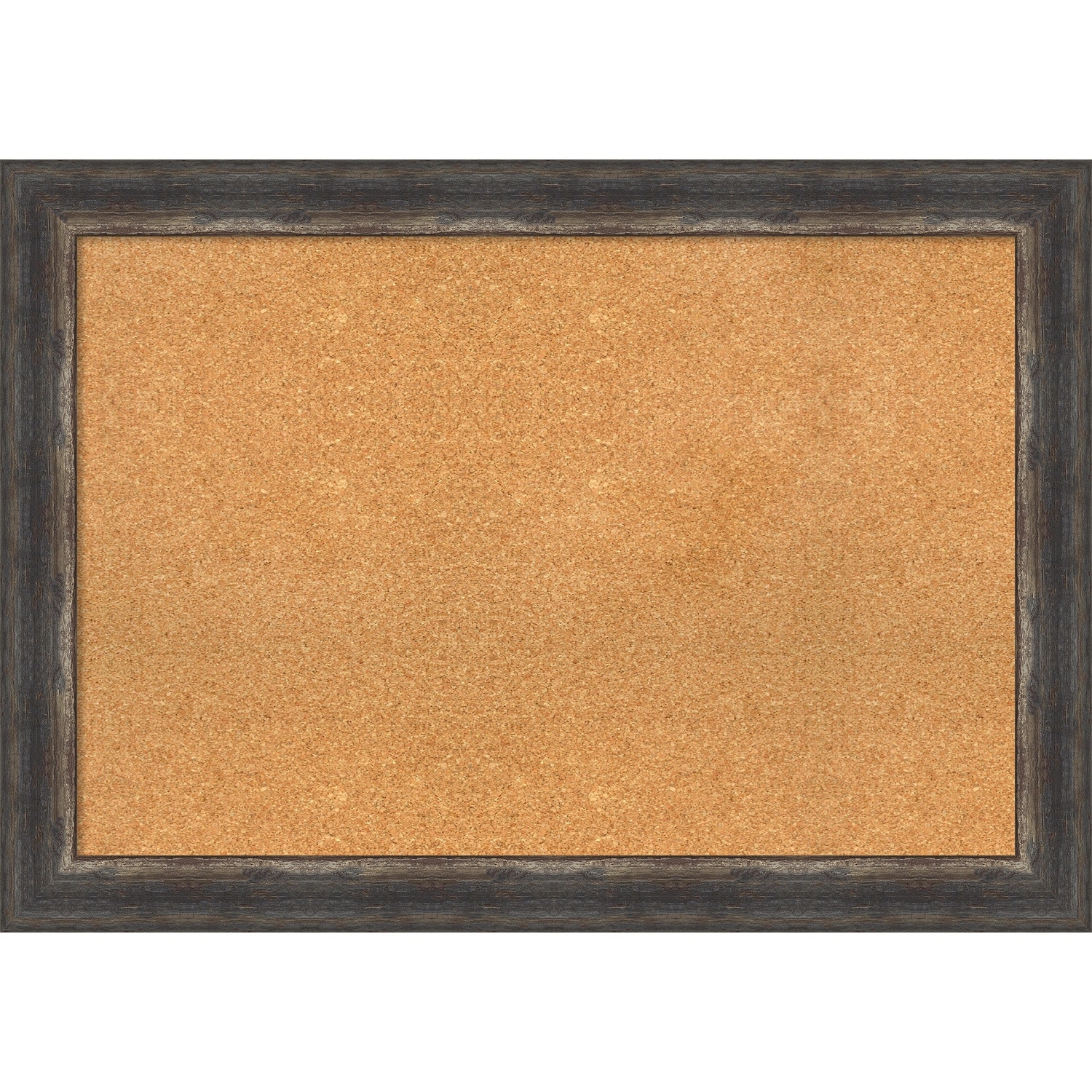 Bark Rustic Framed Cork Bulletin Memo Board