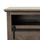 preview thumbnail 22 of 37, 68" Farmhouse Sliding Barn Door Fireplace TV Stands Console Table with 23" Electric Fireplace