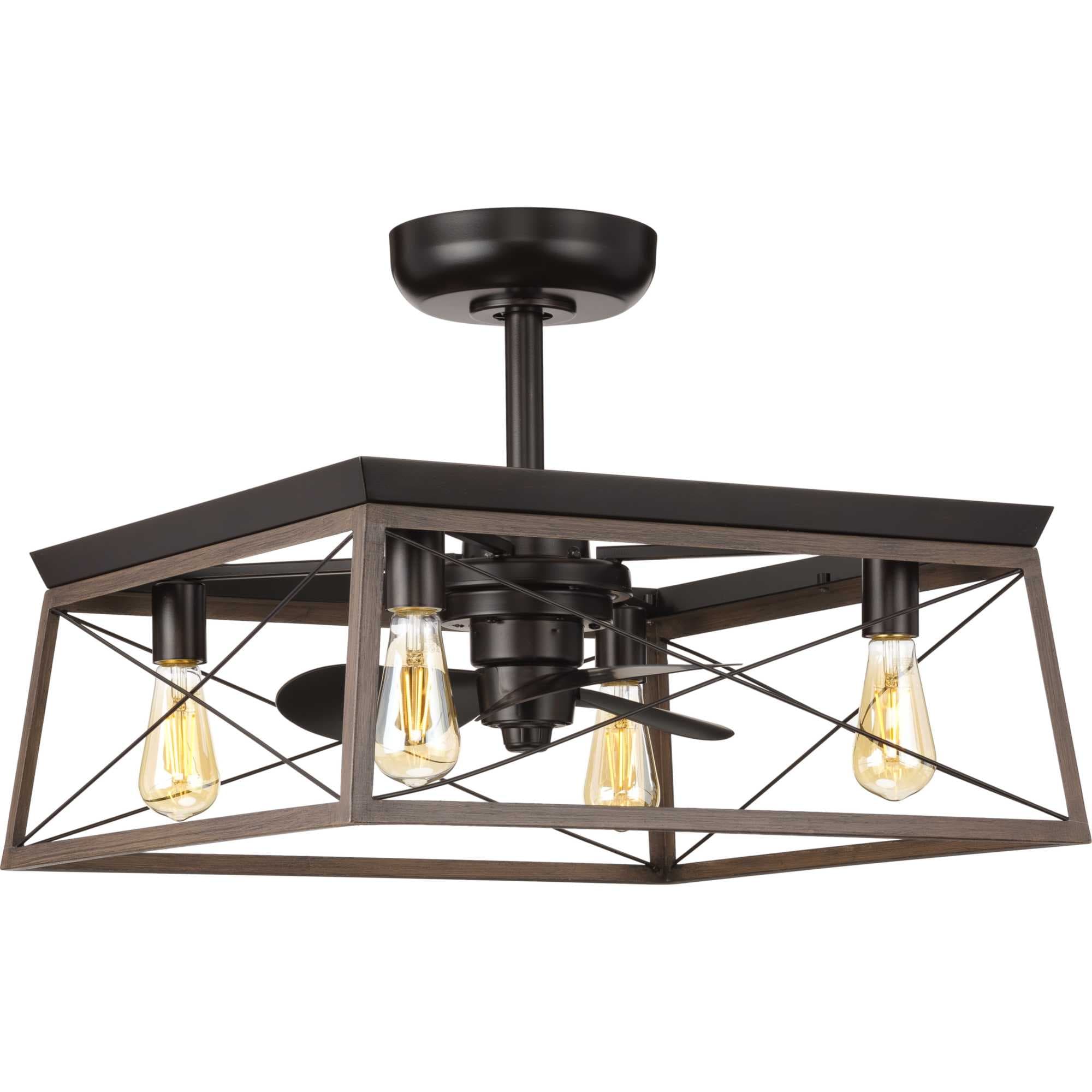 Progress Lighting Briarwood 14" 3 Blade Ceiling Fan