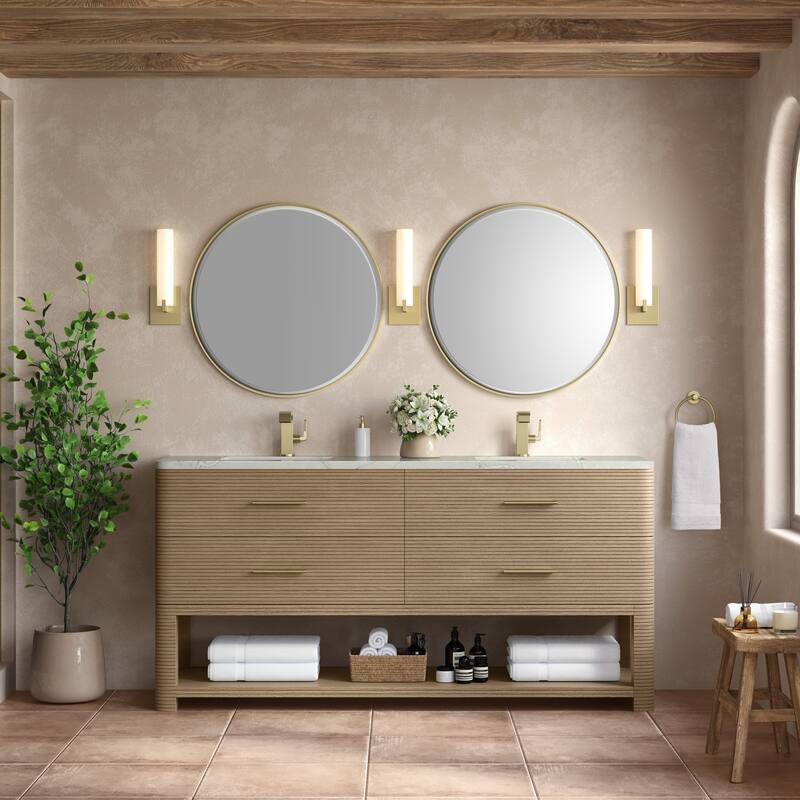 James Martin Vanities D704-V72-3VSL Lucian 72" Free Standing Double